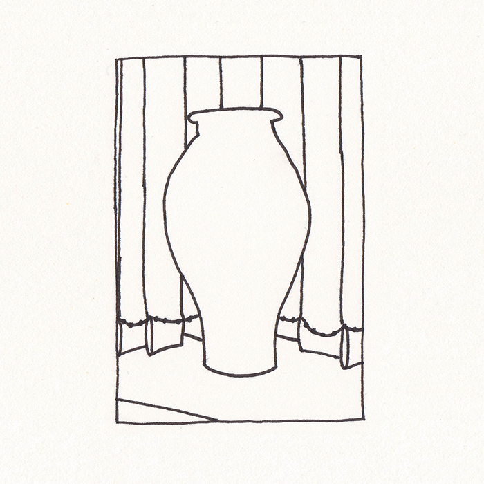 drawing of vase Will Dalton
